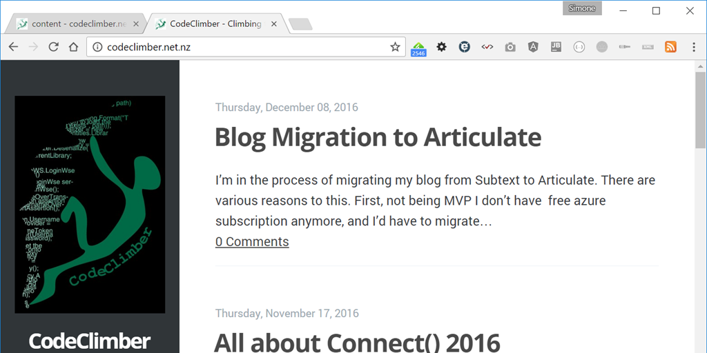 10 years of blogging... and blog migrated to Articulate on Umbraco